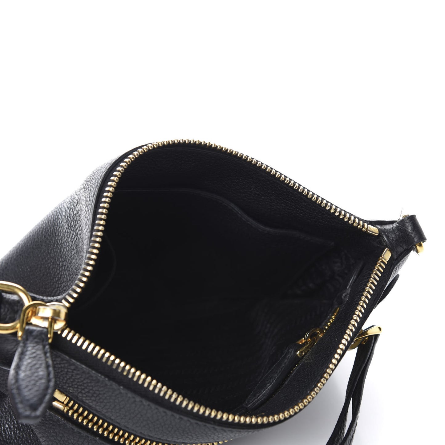 Vitello Phenix Crossbody Bag Black