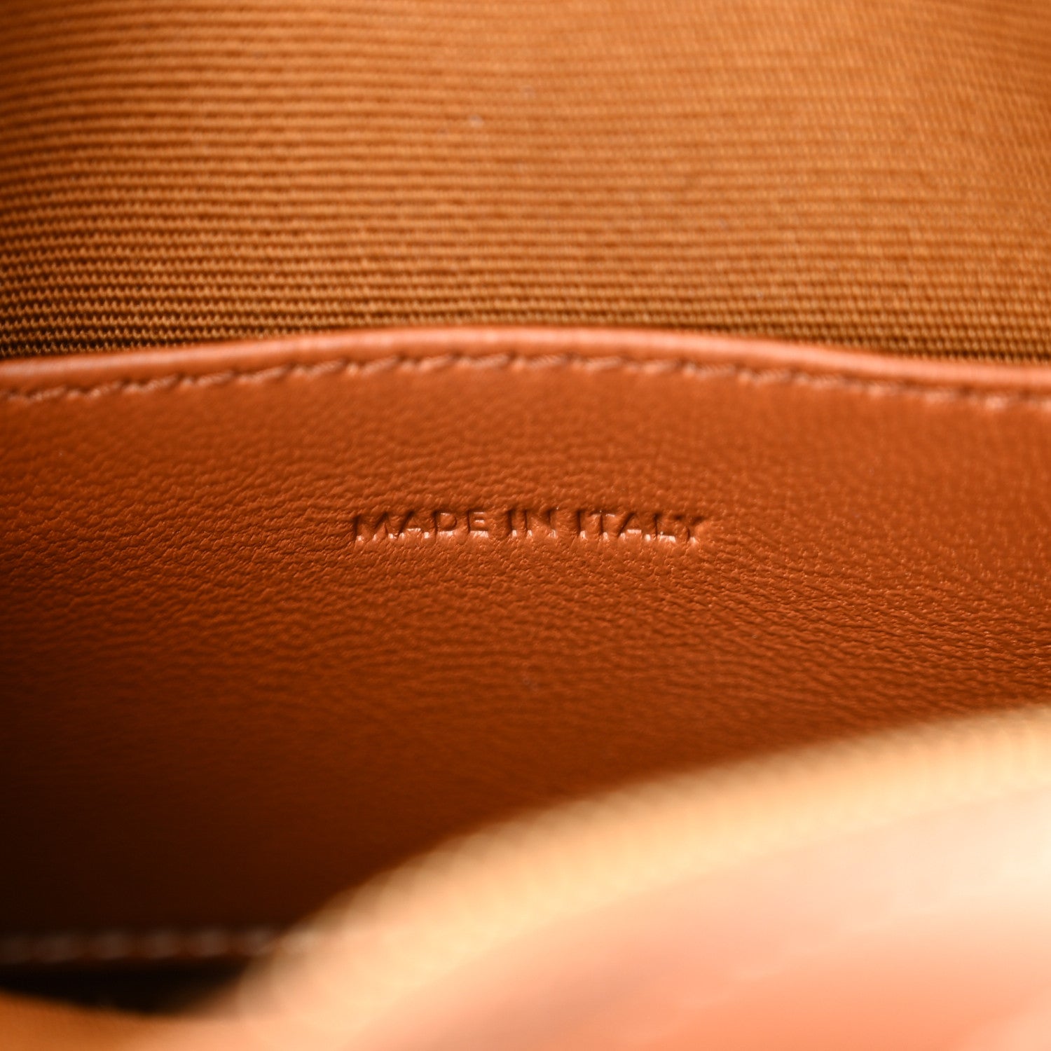 Celine Lambskin Triomphe Canvas Round Purse On Strap Black Tan 6 of 11