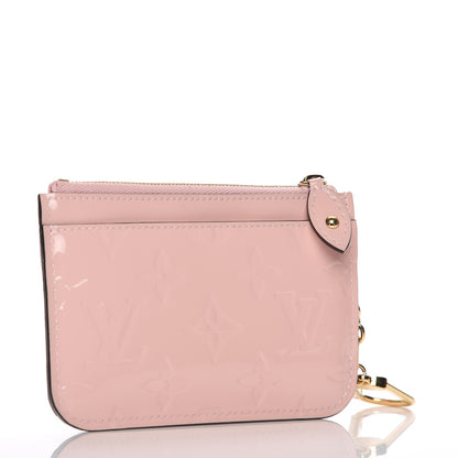 Louis Vuitton Vernis Key Pouch Rose Ballerine 3 of 7