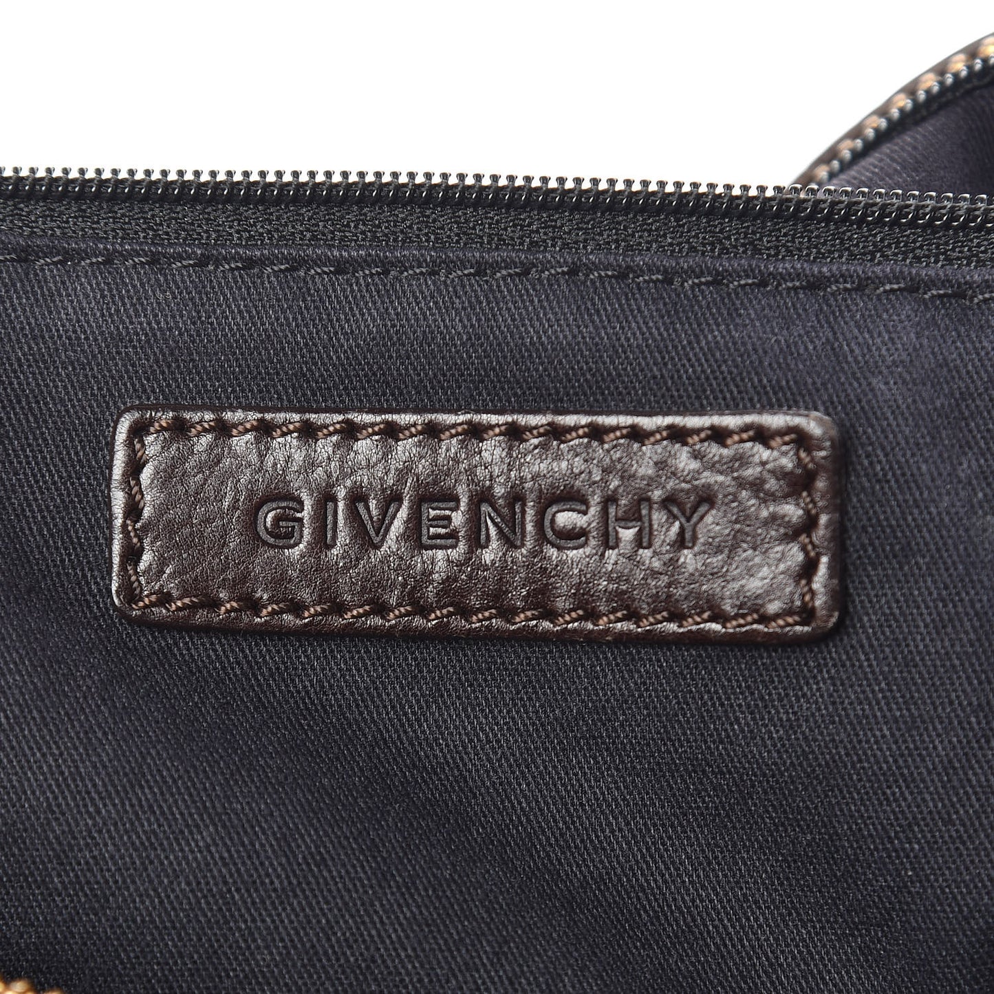 Sugar Goatskin Large Pandora Dark Brown