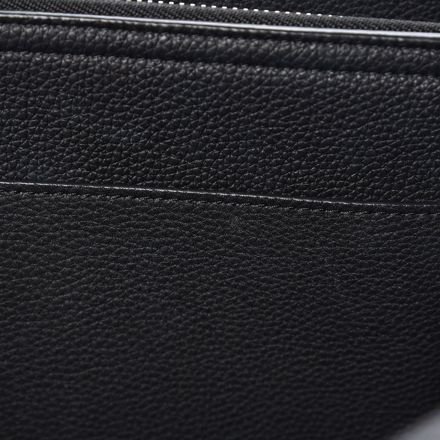 Celine Baby Grained Calfskin Medium Tri-Fold Bag Black 10 of 12