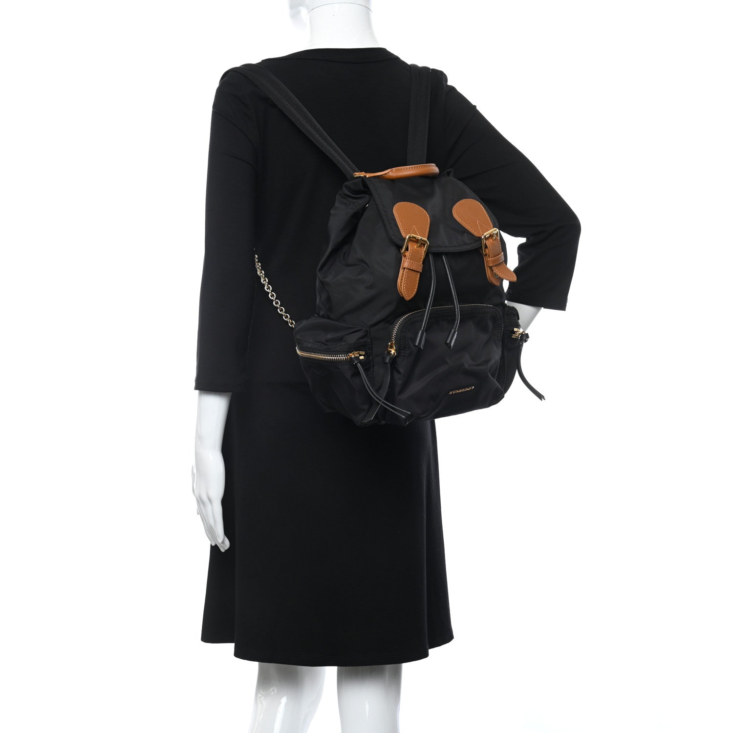 Burberry Nylon Backpack Black 2 of 10