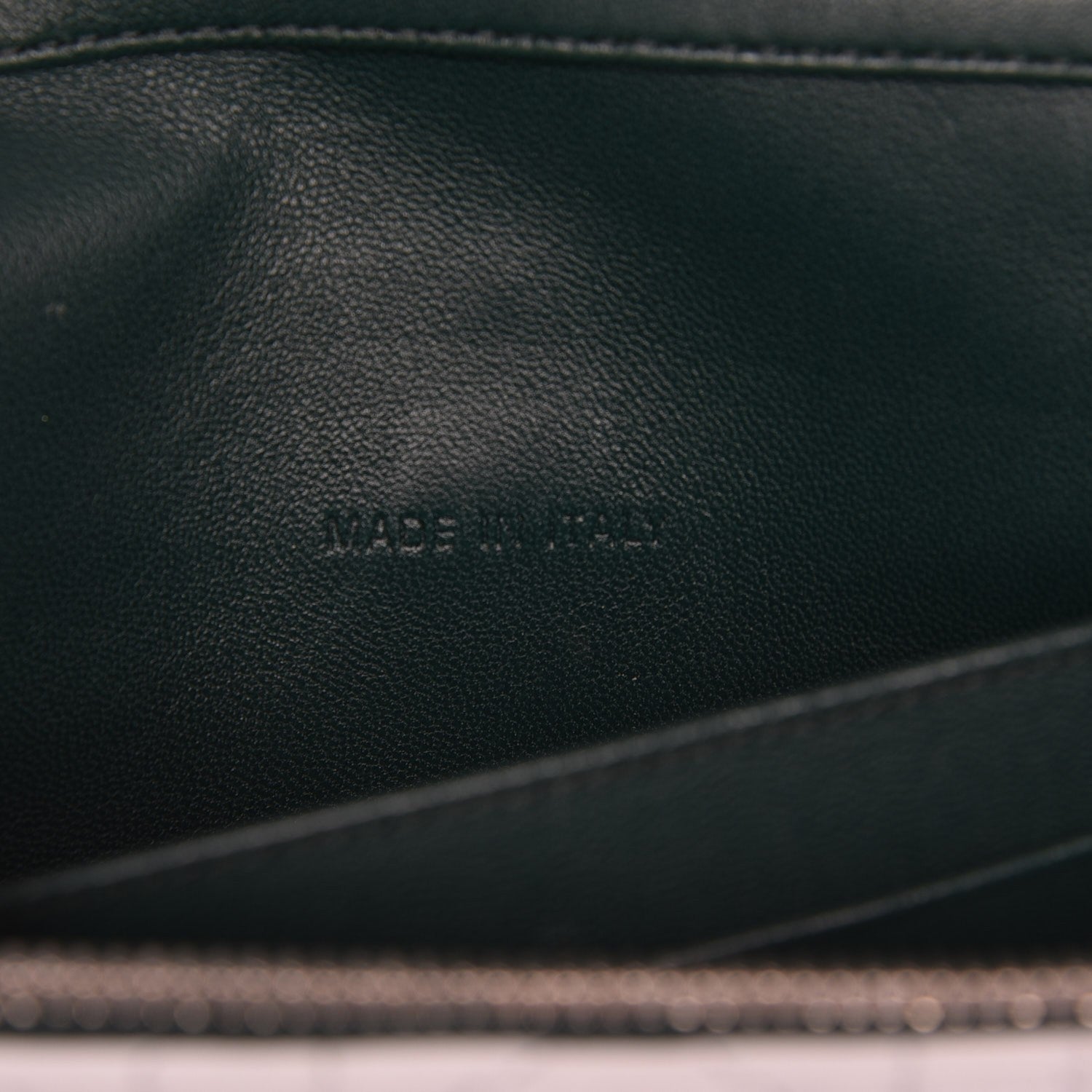 Christian Dior Lambskin Cannage Tri-Color Miss Dior Promenade Pouch Blue Celeste Deep Green 7 of 9