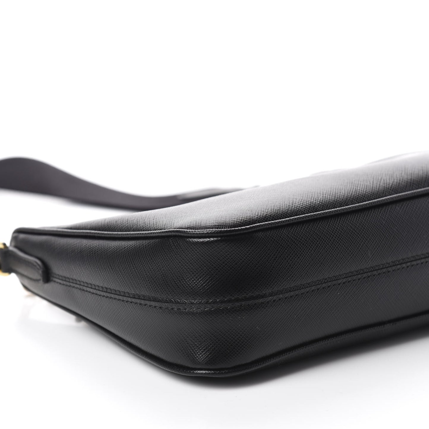 Saffiano Lux Re-Edition 2005 Shoulder Bag Black
