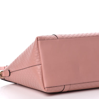 Gucci Soft Microguccissima Large Dome Satchel Soft Pink 5 of 10