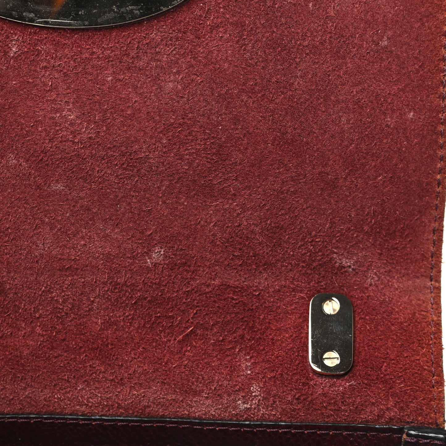 Small Classic Grain Calfskin Small Lily Flap Oxblood