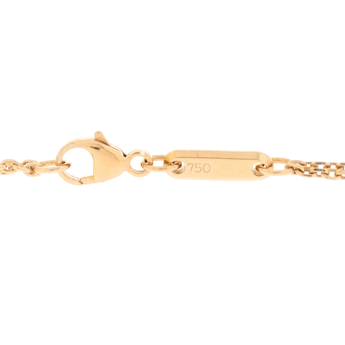 18K Rose Gold Diamond Happy Amore Pendant Necklace