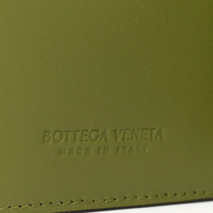Bottega Veneta Nappa Intrecciato Bifold Zip Wallet Shadow Olive Oil 6 of 7
