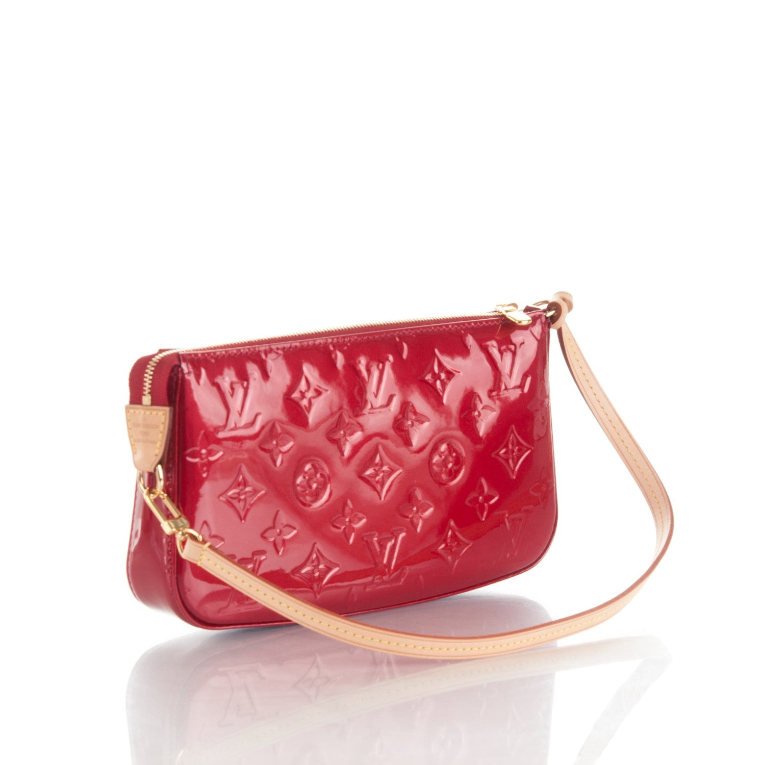 Louis Vuitton Vernis Pochette Accessories NM Pomme D'Amour 3 of 7