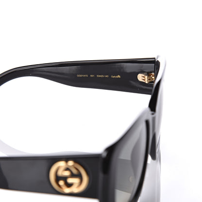 Gucci Acetate Square Frame Sunglasses GG0141S Black 6 of 8