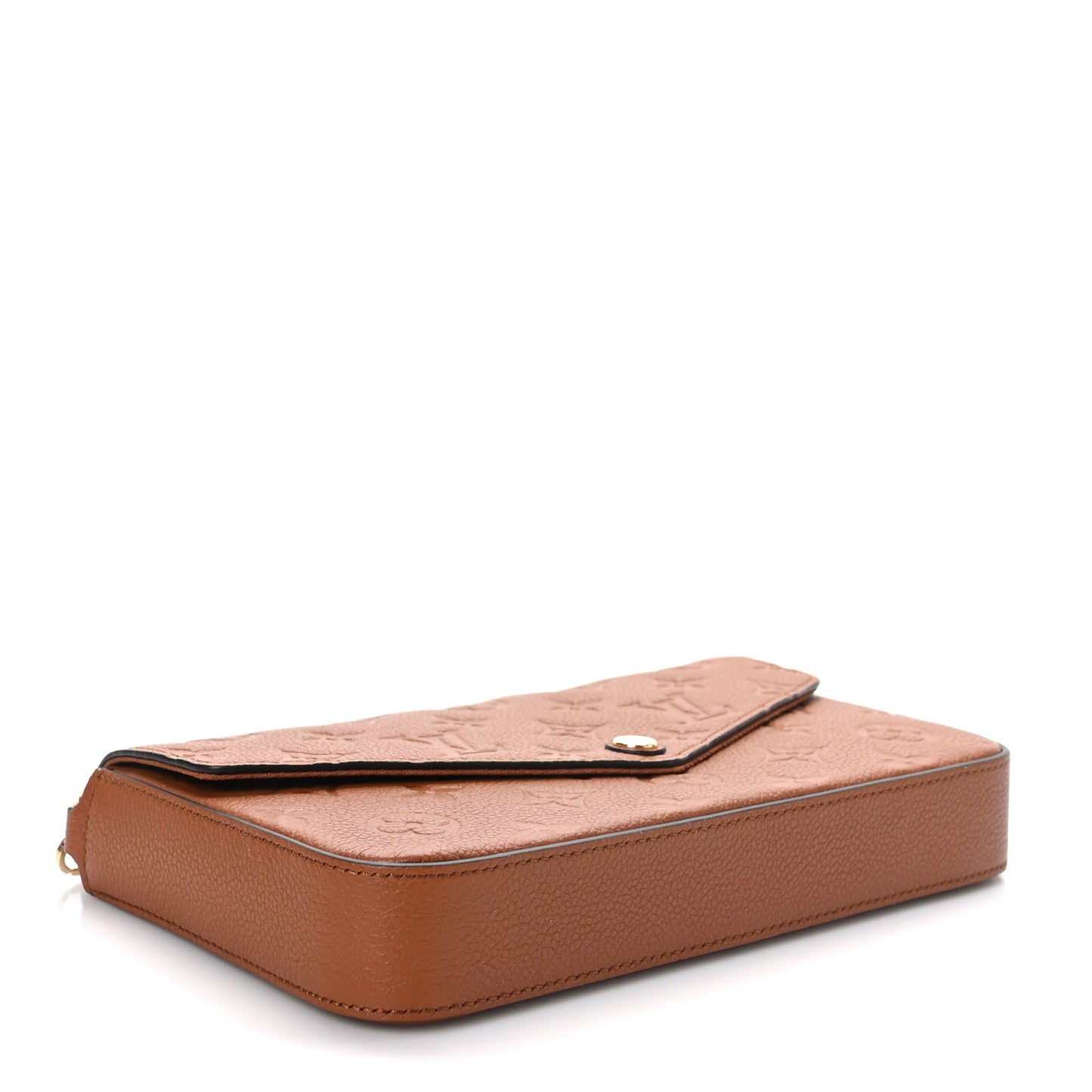 Empreinte Pochette Felicie Chain Wallet Cognac