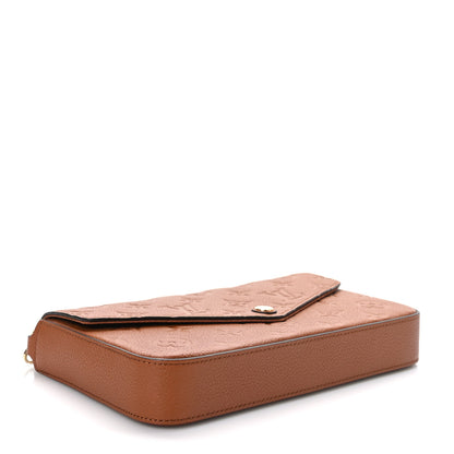 Louis Vuitton Empreinte Pochette Felicie Chain Wallet Cognac 4 of 8