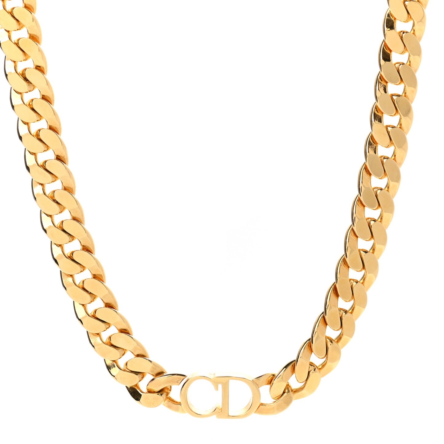 Metal Danseuse Etoile Chain Choker Necklace Gold
