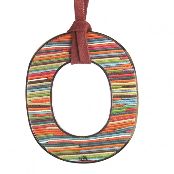 Palladium Vibrato Leather Necklace