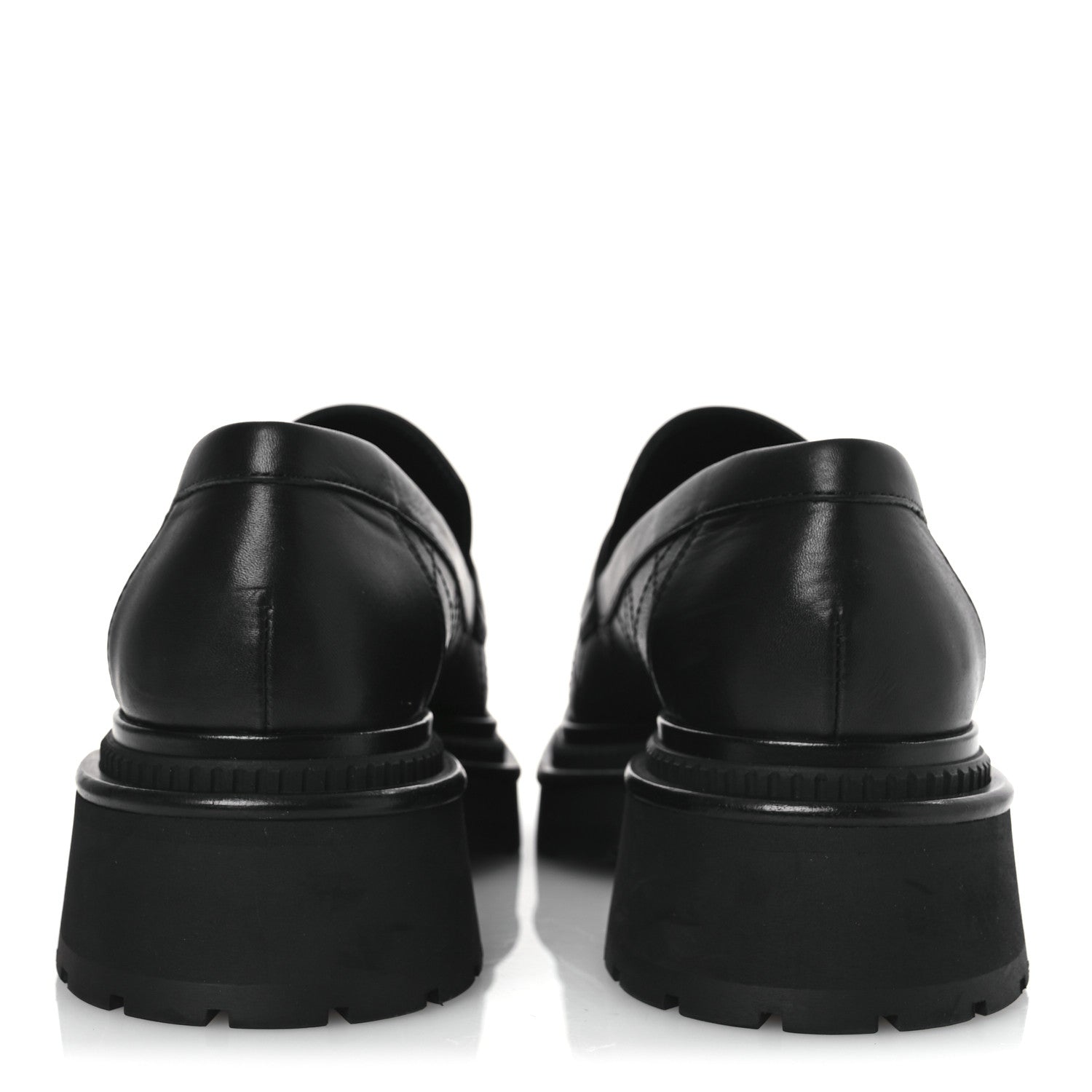 Chanel Calfskin Quilted CC Mocassin Loafers 40.5 Black 6 of 11