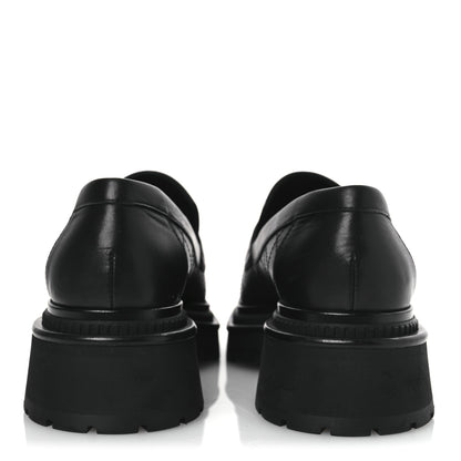 Chanel Calfskin Quilted CC Mocassin Loafers 40.5 Black 6 of 11