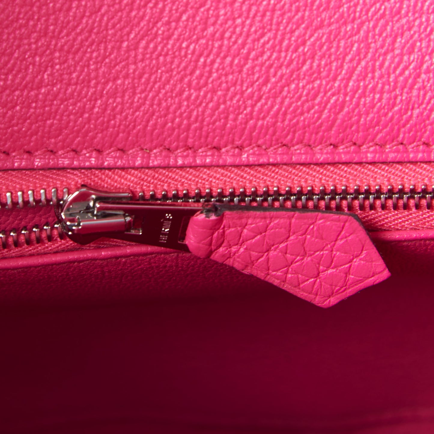 Taurillon Clemence Birkin 30 Rose Shocking