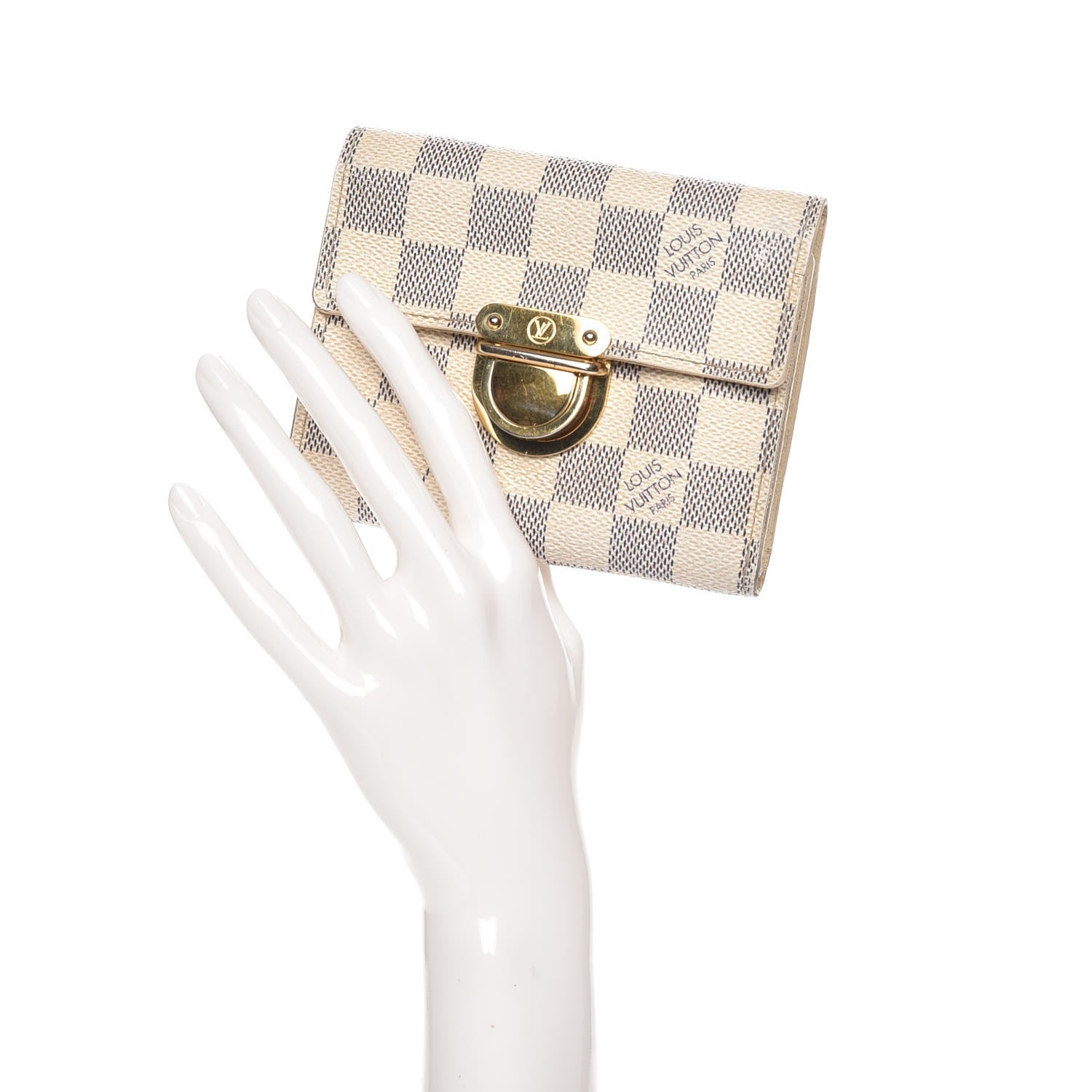 Louis Vuitton Damier Azur Koala Wallet 2 of 12