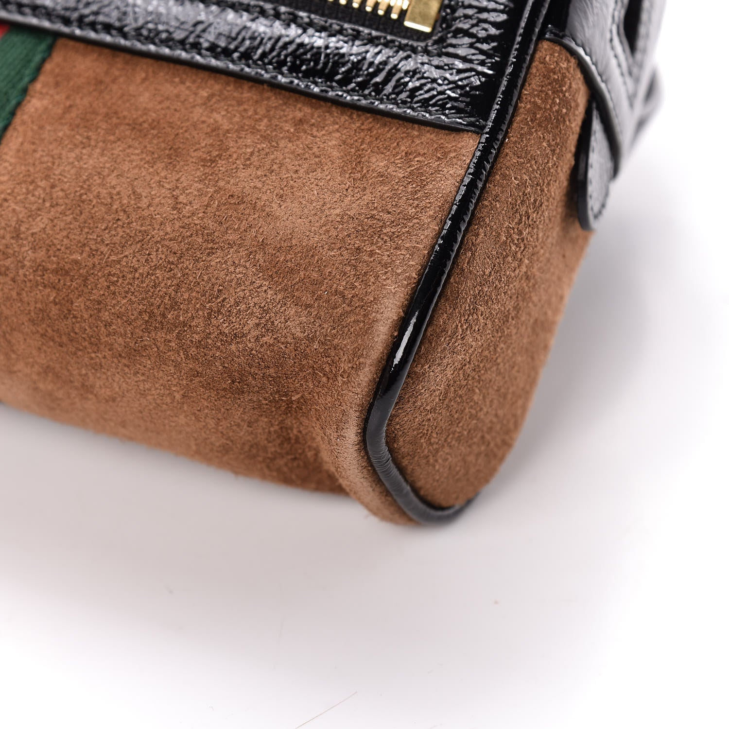 Gucci Suede Small Ophidia Belt Bag 85 34 Brown 11 of 13