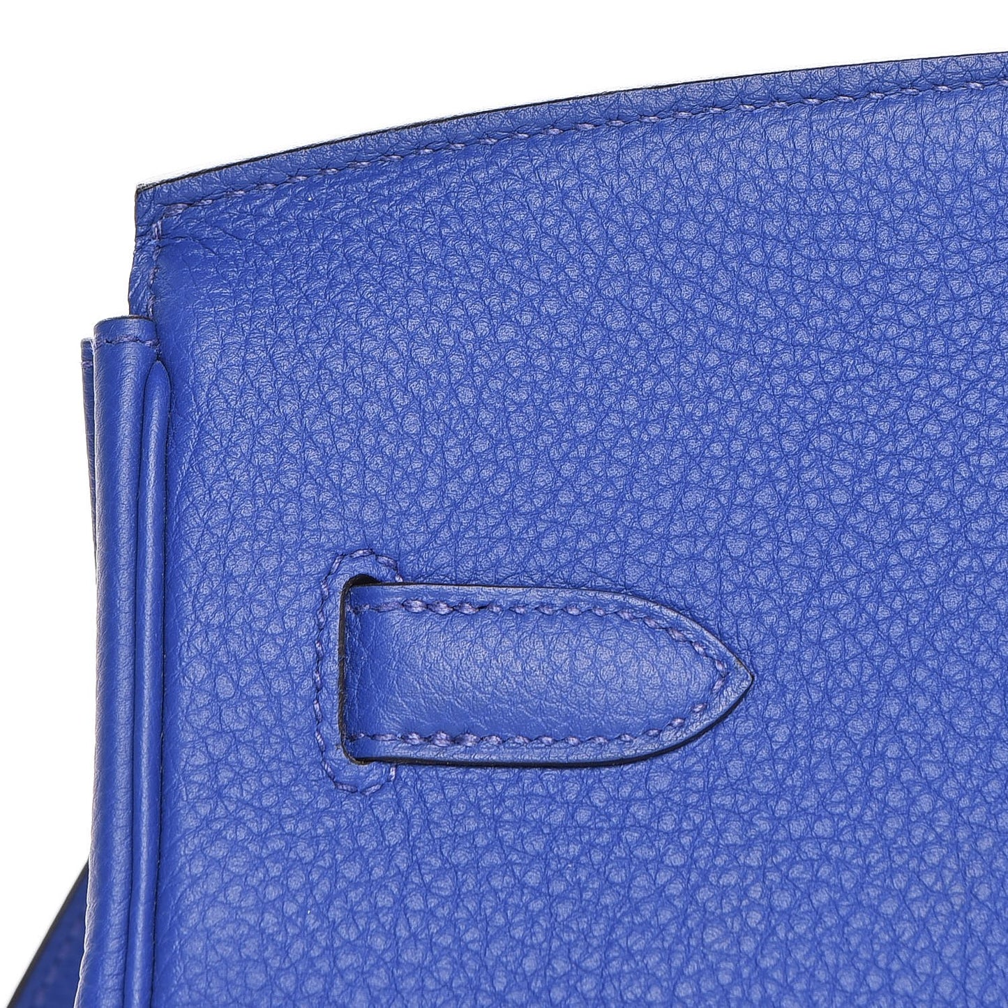 Togo Birkin 35 Bleu Electrique