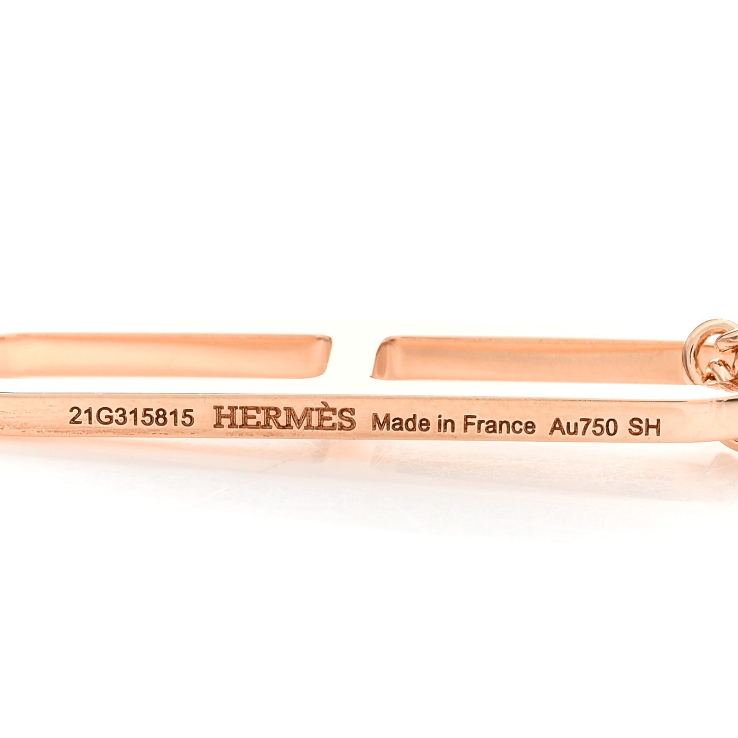 Hermes 18K Rose Gold PM Ever Chaine D'Ancre Necklace SH 4 of 5