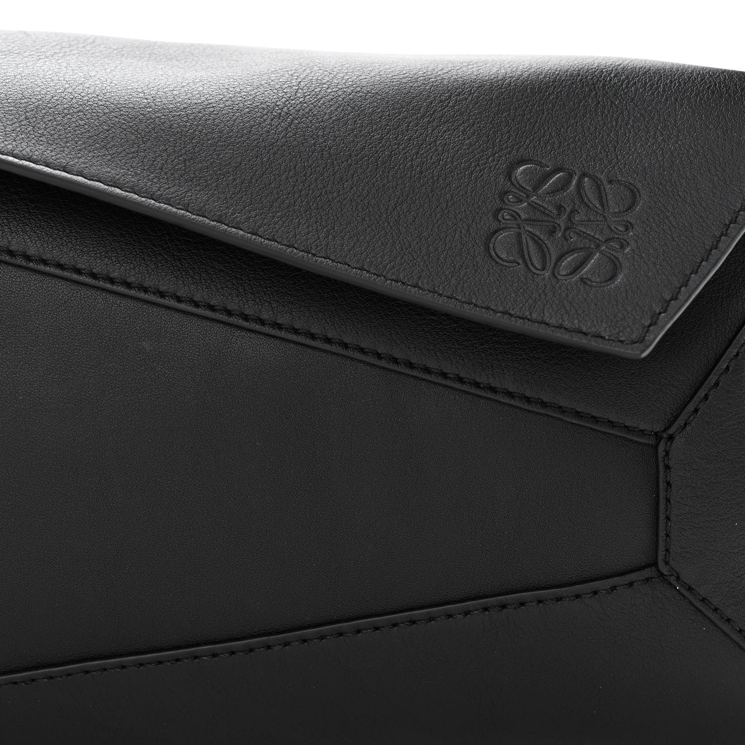 Loewe Calfskin Puzzle Hobo Black 8 of 11