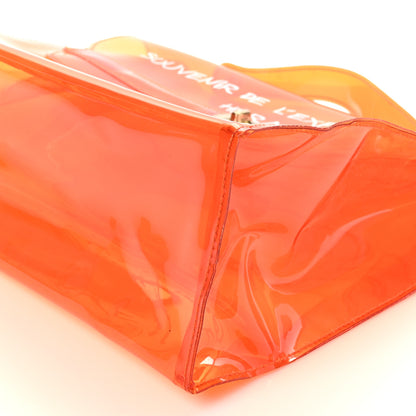 Hermes Vinyl Souvenir De L'Exposition Kelly Orange 8 of 9