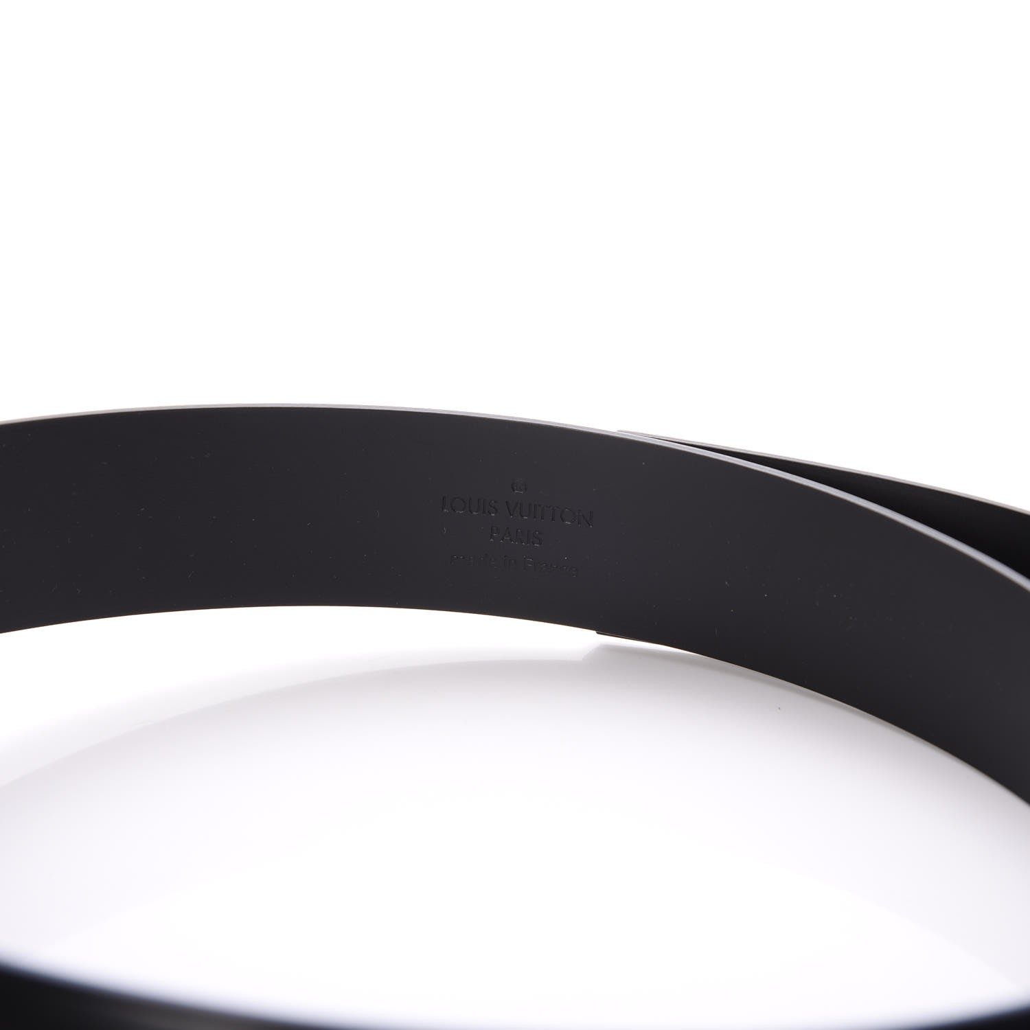 Louis Vuitton Calfskin 30mm Neogram LV Belt 90 36 Black 6 of 9