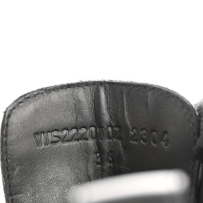 Hermes Glossed Calfskin Funk Ankle Boots 36 Black 9 of 12