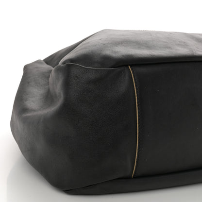 Chanel Lambskin Large Edgy Hobo Black 9 of 14