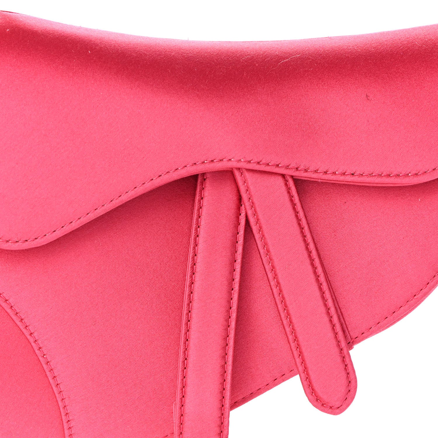 Christian Dior Satin Crystal Mini Saddle Bag Light Shock 7 of 8