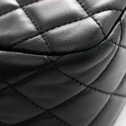Chanel Lambskin Quilted Small Pearl Crush Hobo Black 14 of 14