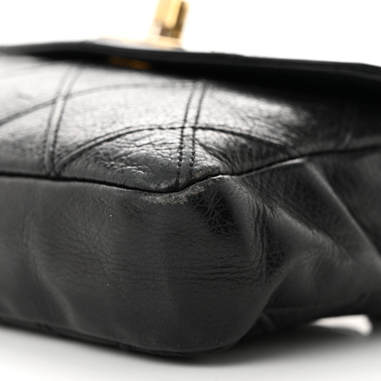 Chanel Calfskin Quilted Flap Waist Belt Bag Black 10 of 10