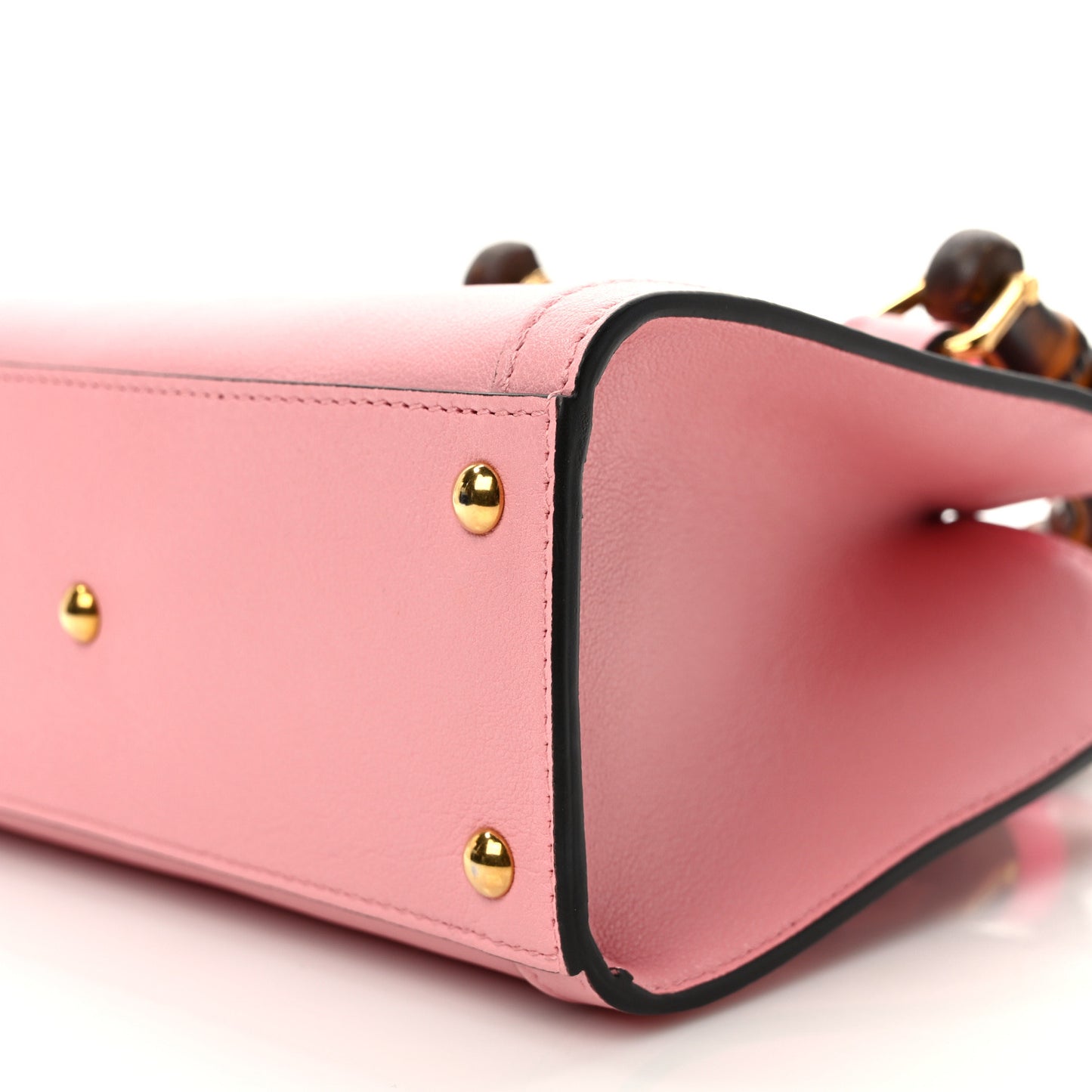 Wonka Grain Calfskin Mini Diana Tote Bag Wild Rose Fuxia Fluo