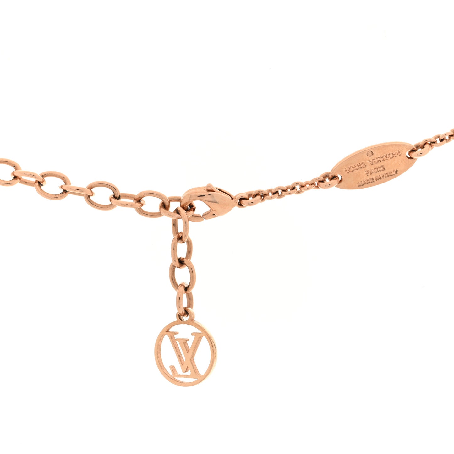 Essential V Necklace Rose Gold