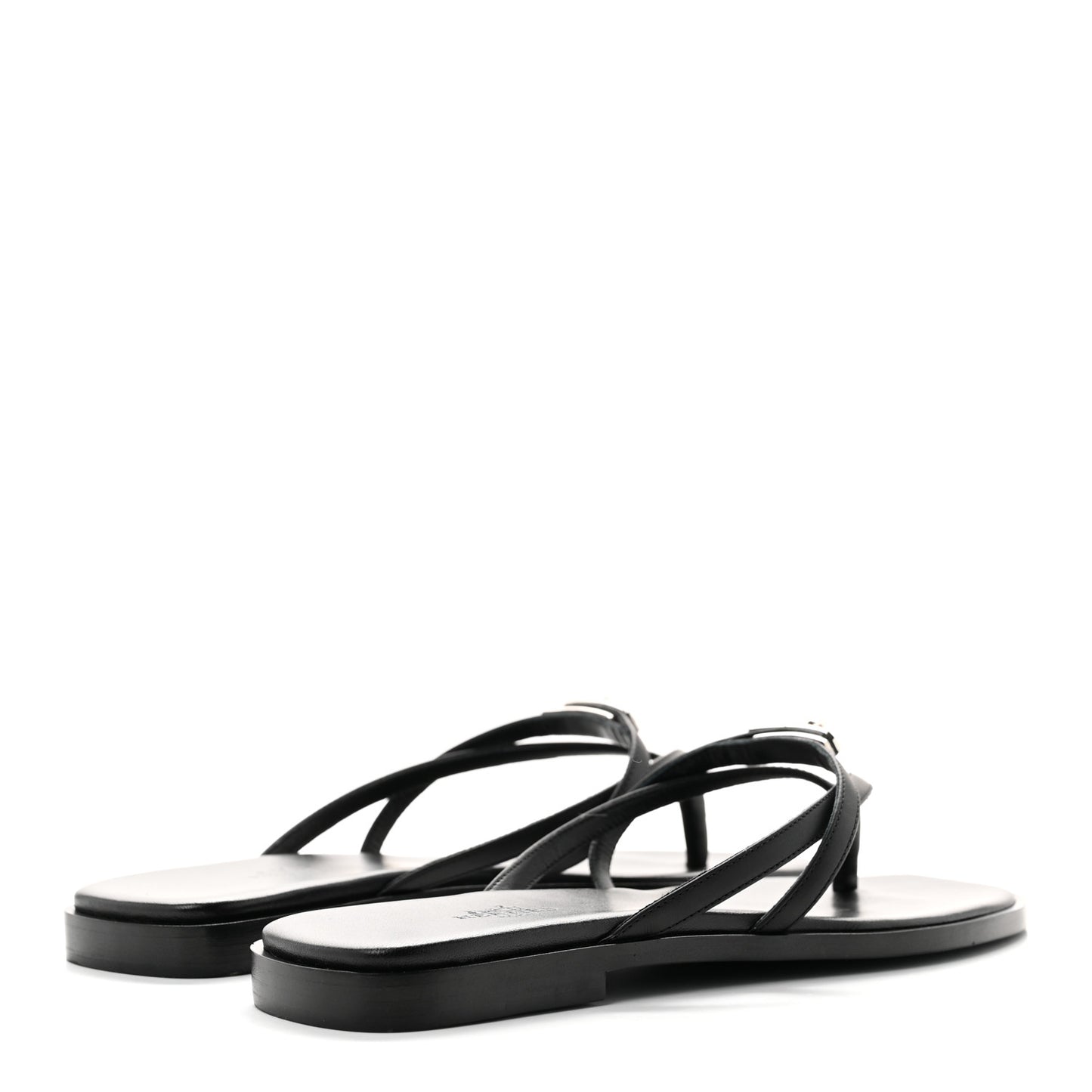 Calfskin Miss Sandals 38 Black