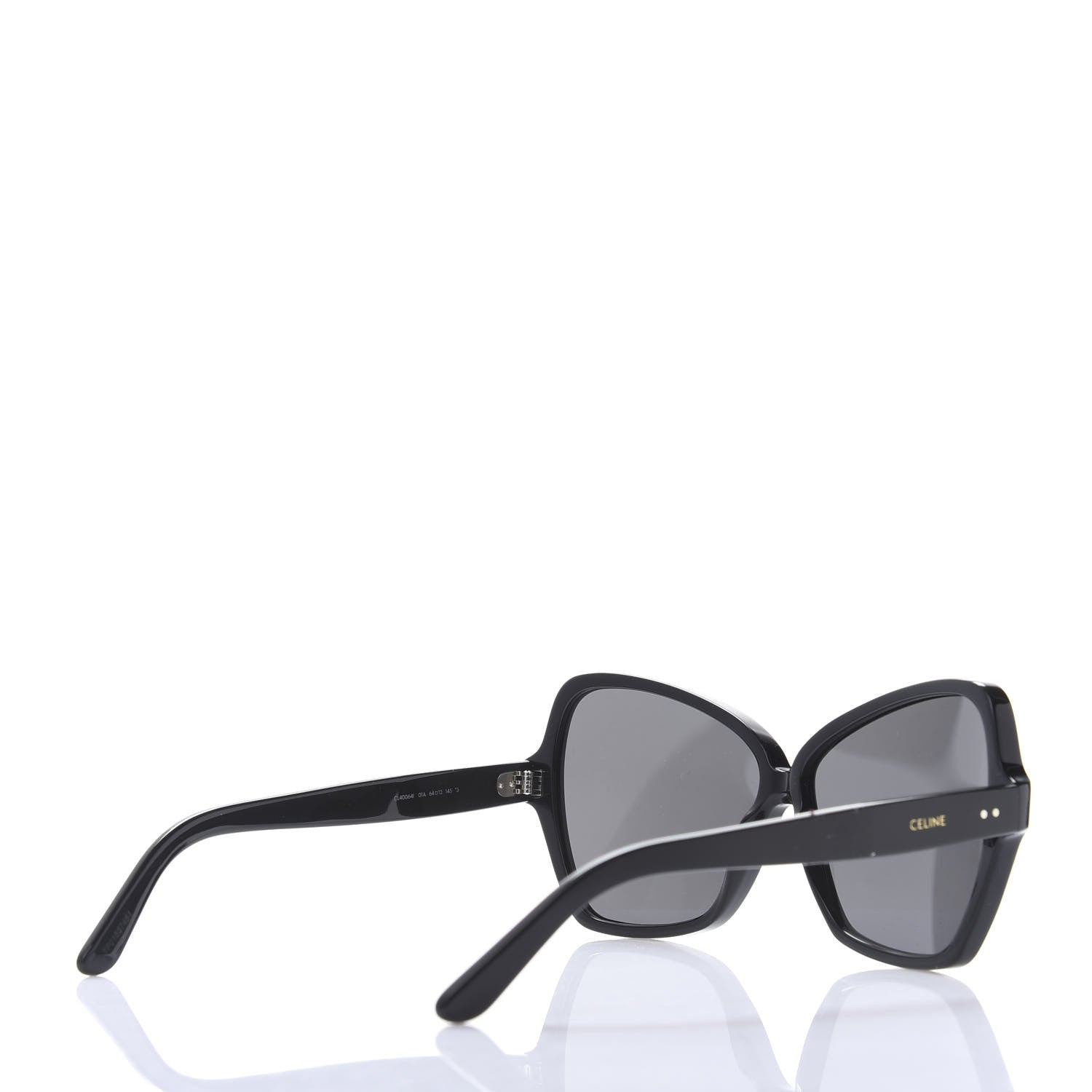 Celine Acetate Butterfly Sunglasses CL40064I Black 4 of 7