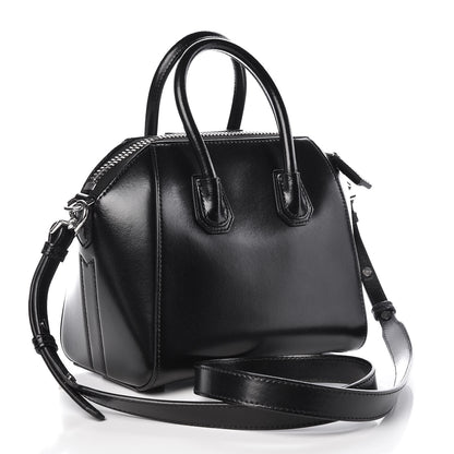 Givenchy Shiny Lord Calfskin Mini Antigona Black 3 of 9