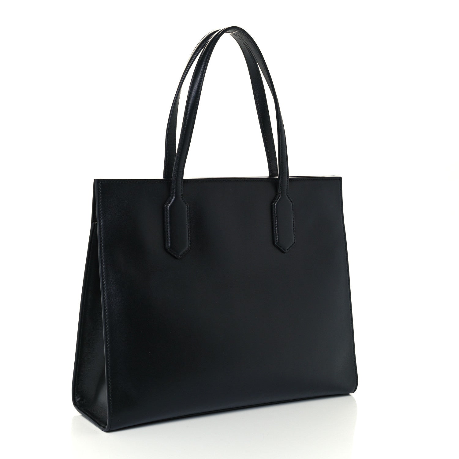 Gucci Calfskin Marmont Ribbon Tote Black 2 of 11