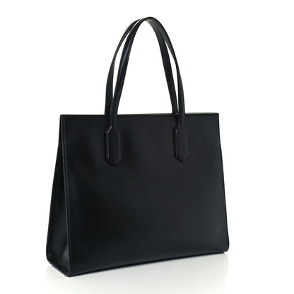 Gucci Calfskin Marmont Ribbon Tote Black 2 of 11