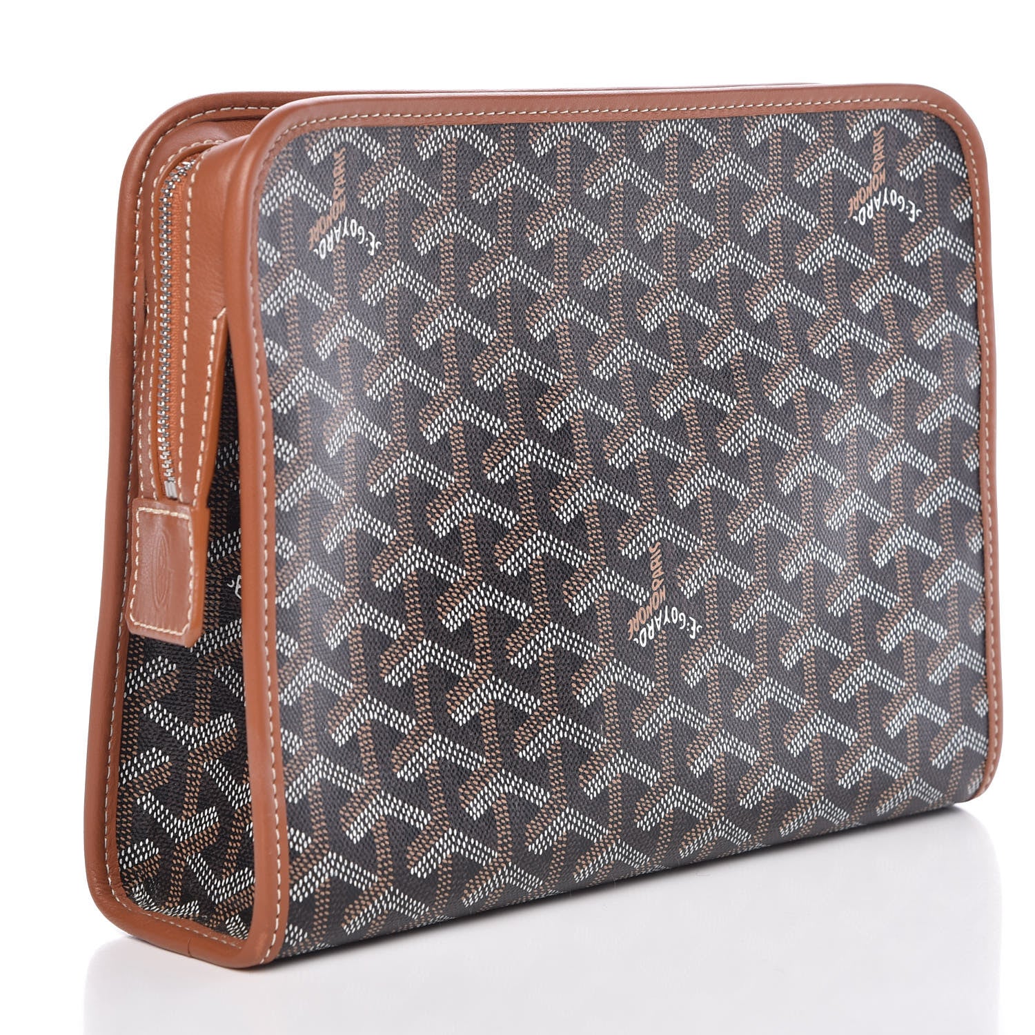 Goyard Goyardine Jouvence MM Toiletry Pouch Black Gold 3 of 8