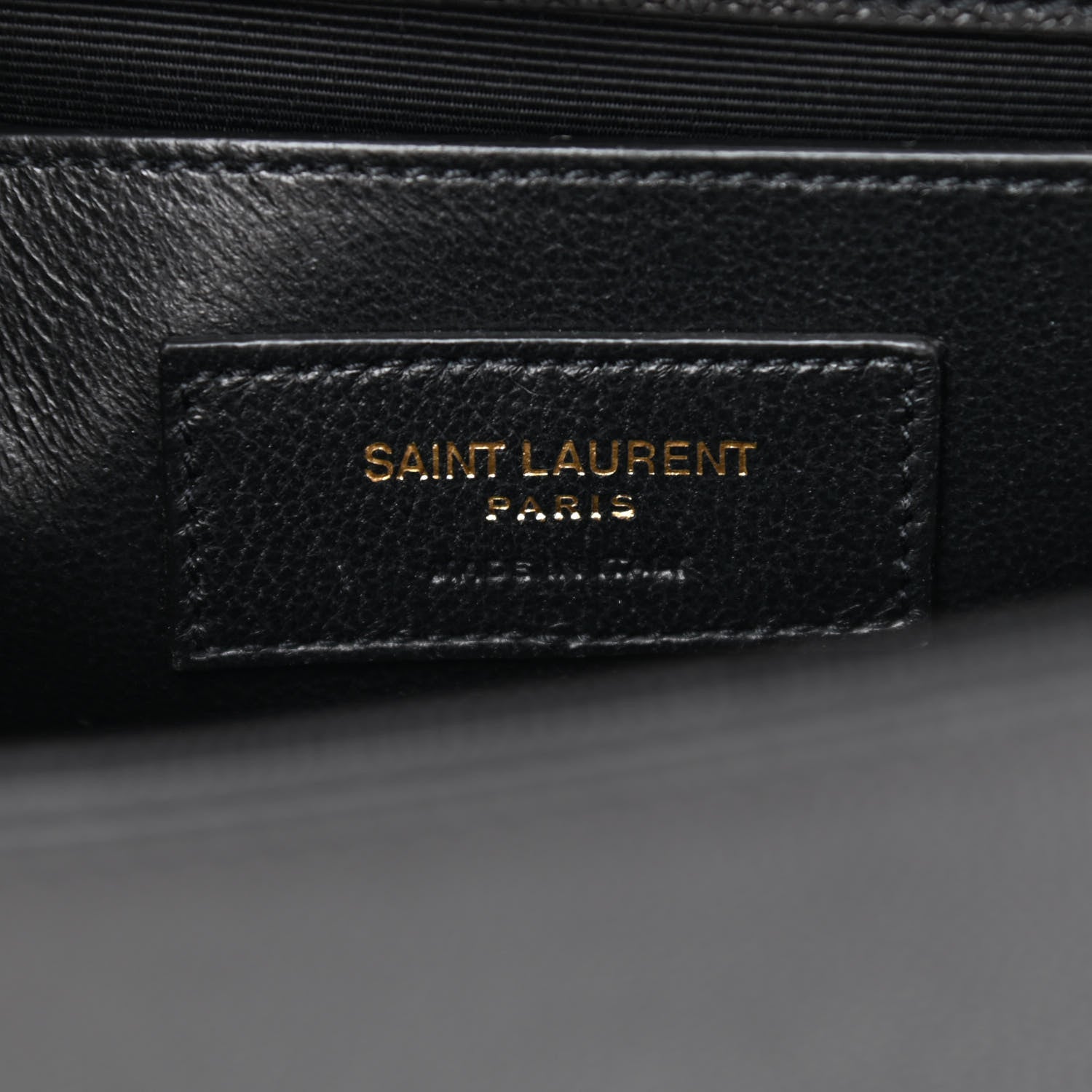 Saint Laurent Grain De Poudre Small Monogram Kate Satchel Black 6 of 8
