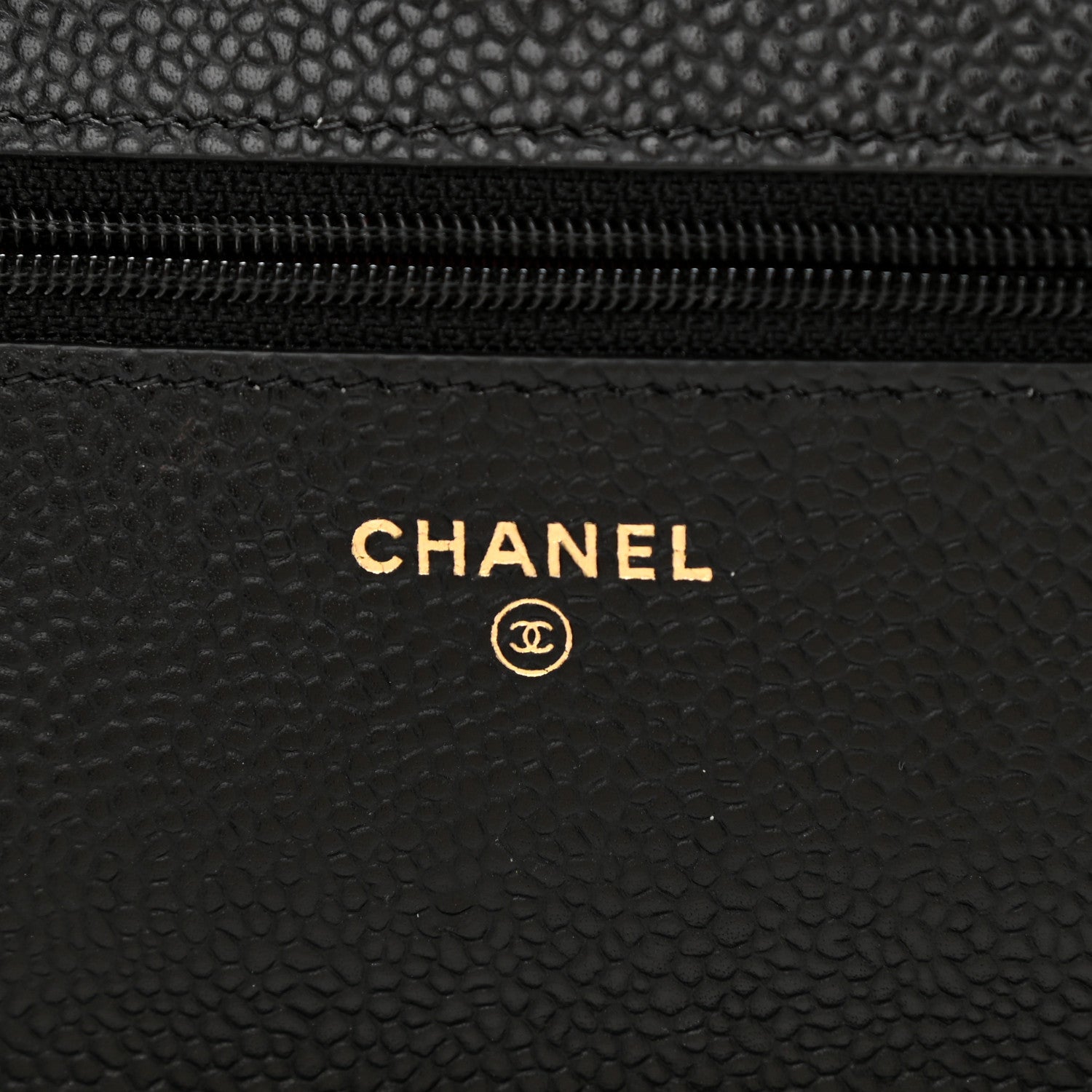 Chanel Caviar Quilted Wallet On Chain WOC Black 6 of 10
