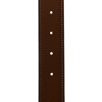 Hermes Box Togo 32mm H Belt 85 Black Gold 4 of 9