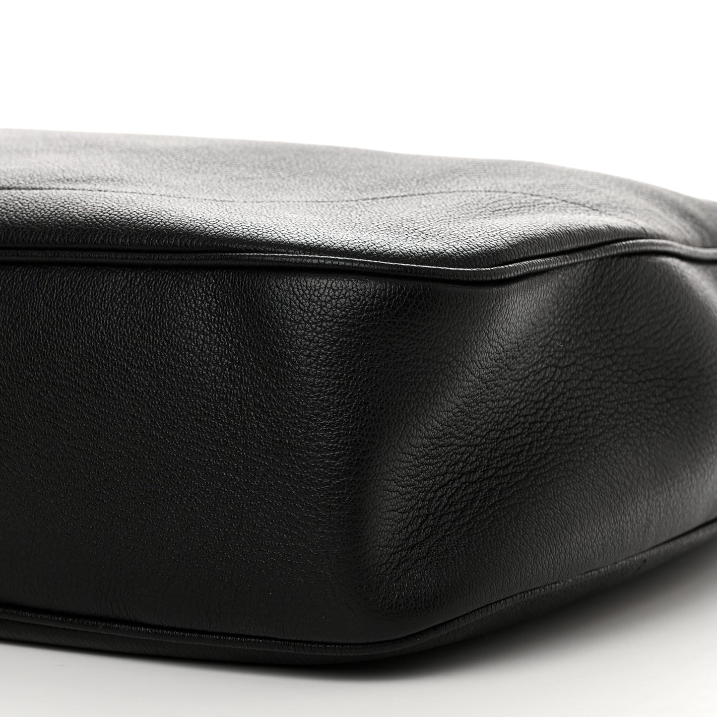 Goatskin Large Aphrodite Shoulder Bag Black