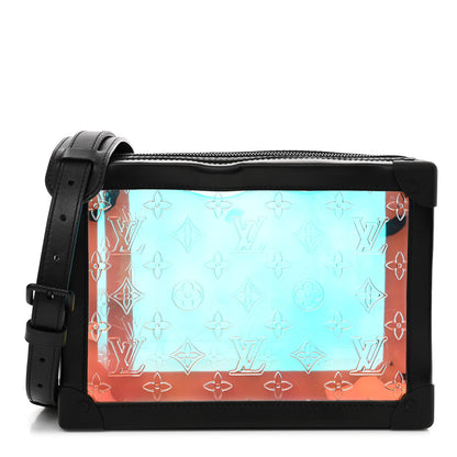 Louis Vuitton Calfskin PVC Monogram Solar Ray Soft Trunk Iridescent Prism Black 1 of 11