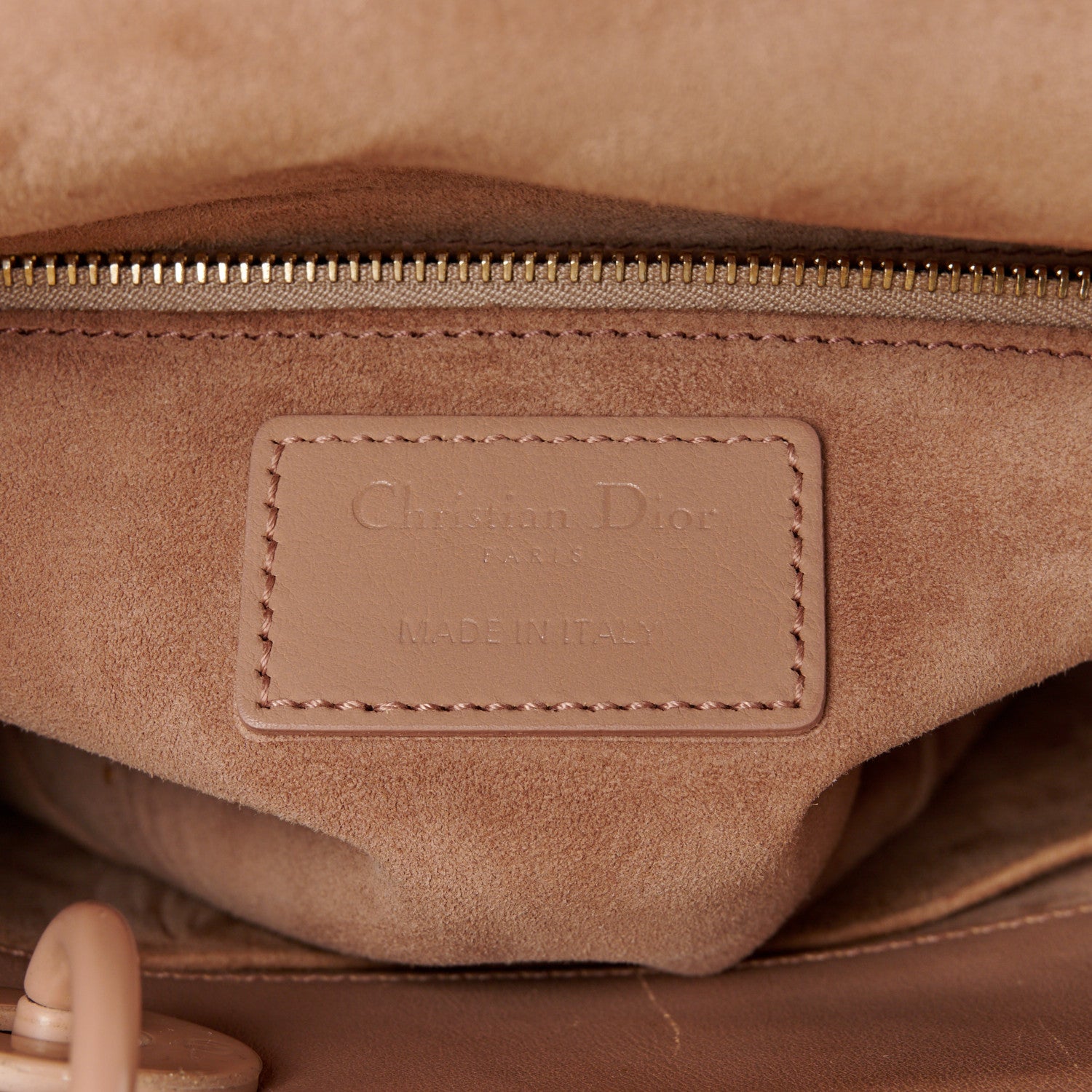Christian Dior Ultra Matte Calfskin Cannage Medium Lady Dior Beige 6 of 16