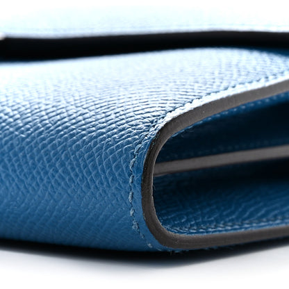 Hermes Epsom Constance Long Wallet Bleu Izmir 10 of 12