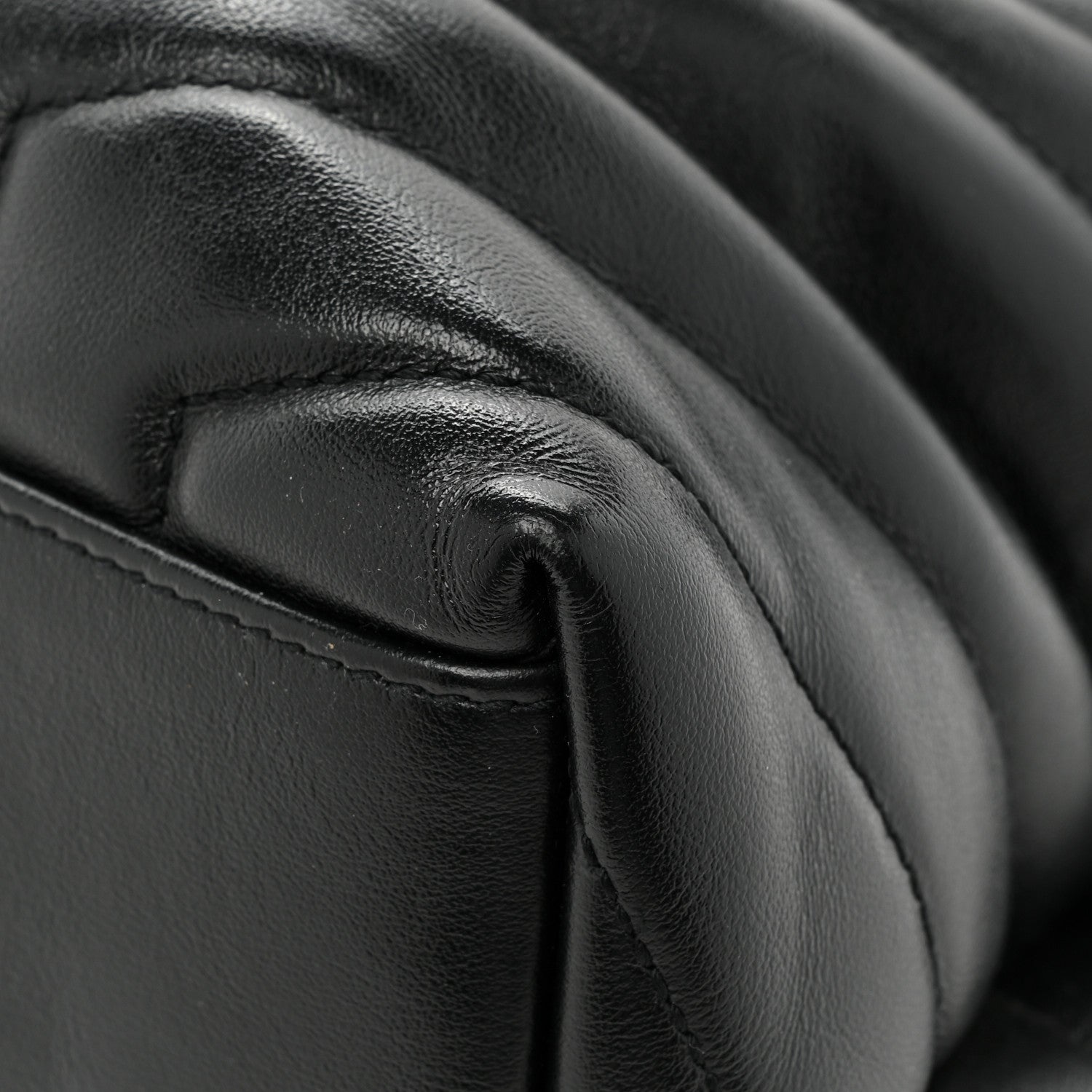 Saint Laurent Calfskin Y Quilted Monogram Medium Loulou Chain Satchel Black 13 of 15