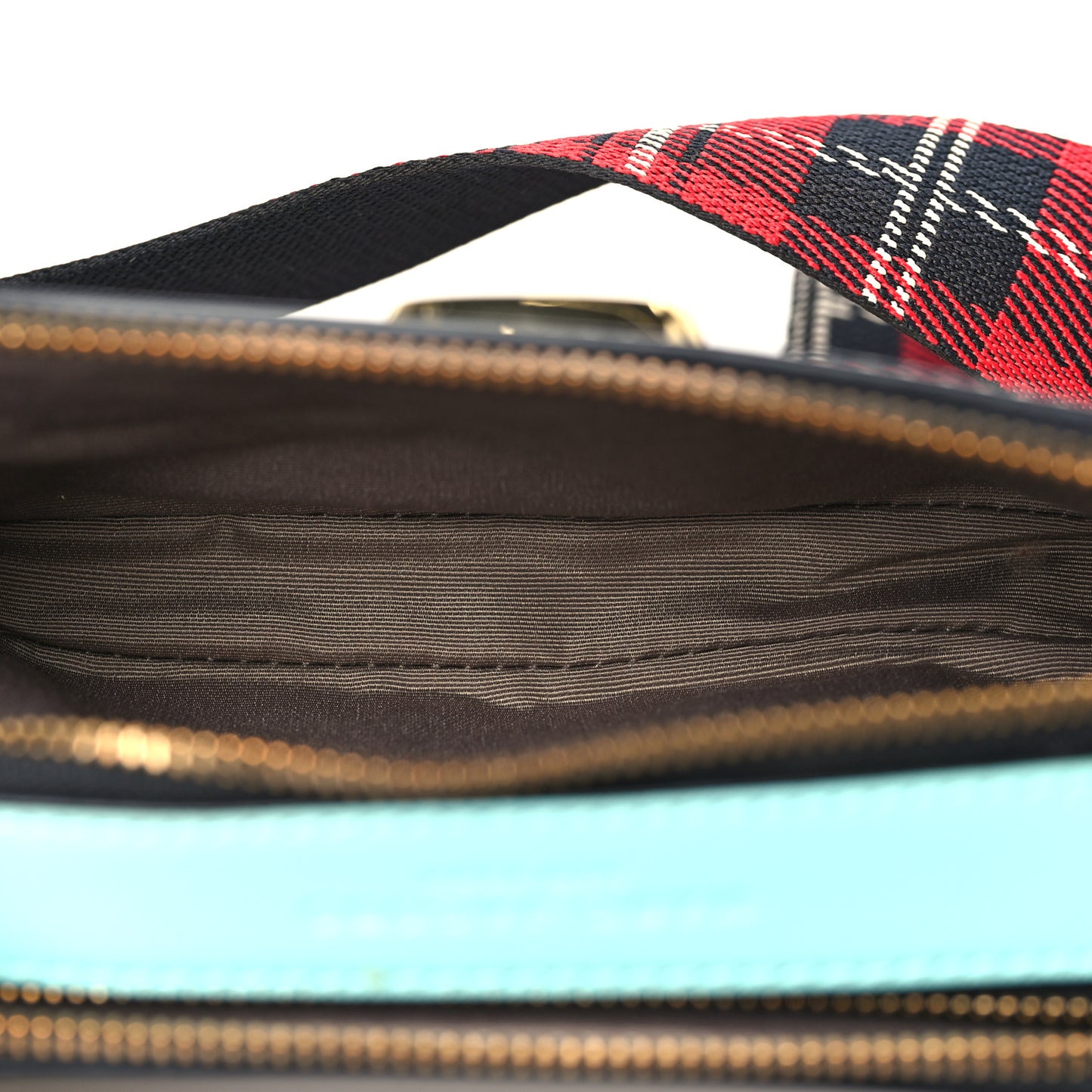 Saffiano Small Snapshot Camera Bag Porcelain Multi